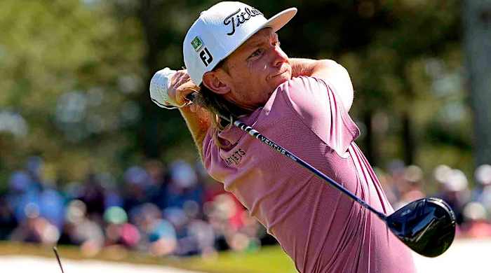 Cameron Smith is pictured at the 2022 Masters.